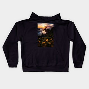 Sunset at the Beach Kids Hoodie